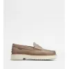 托德斯/Tod's 男人 灰色 翻绒革乐福鞋 XXM54K00640RVJB209