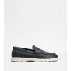 托德斯/Tod's 男人 蓝色 皮革乐福鞋 XXM59K00010N6MU805