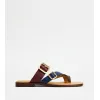 托德斯/Tod's Woman MULTICOLOUR Thongs in Leather XXW05G0FI40RAO41ZZCX
