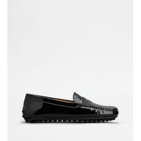 托德斯/Tod's Woman ブラック シティ ゴンミーニ パテントレザー ドライビングシューズ XXW10L00010OW038B999