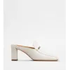 托德斯/Tod's Woman 白色 皮革裸跟鞋 XXW40L0IT70GOC40MB015