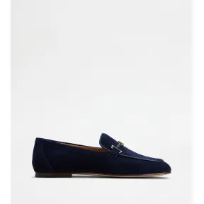 托德斯/Tod's Mocasín en Ante AZUL MARINO Mujer XXW79A0IA80D8W42U824