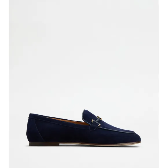 托德斯/Tod's Mocasín en Ante AZUL MARINO Mujer XXW79A0IA80D8W42U824