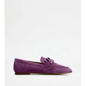 托德斯/Tod's Mocasín Kate en Piel VIOLETA Mujer XXW79A0IC40D8W39ML227