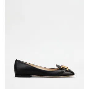 托德斯/Tod's 女人 黑色 Kate皮革芭蕾舞鞋 XXW94K0IB70OONB999