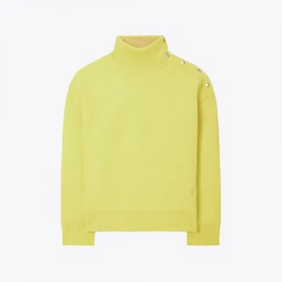 汤丽柏琦/Tory Burch 肩部按扣高领衫 139775-713
