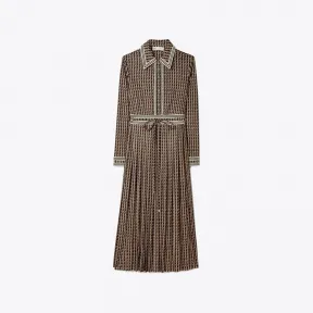 汤丽柏琦/Tory Burch 提篮编织图案针织衬衫裙 144264-198