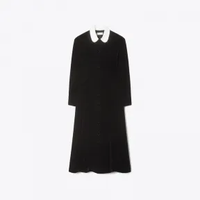 汤丽柏琦/Tory Burch 圆领丝绒衬衫裙 144832-001