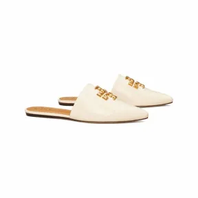 汤丽柏琦/Tory Burch  皮革鞋面,轧制黄铜配件,无铬纳帕皮革内衬,磨面革鞋底 穆勒鞋 84883-122
