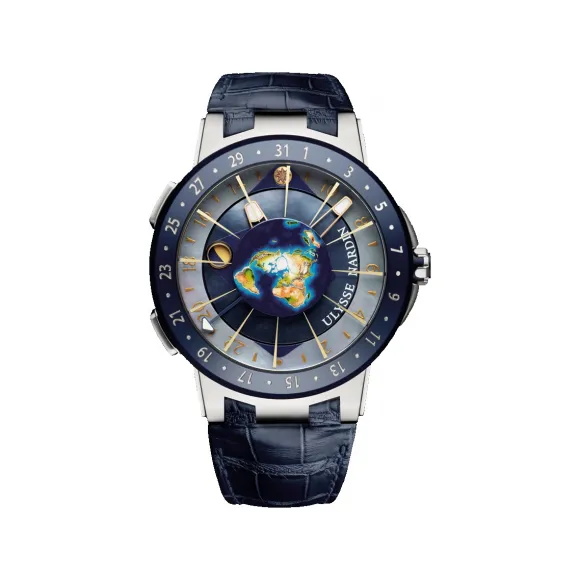 雅典/Ulysse Nardin 经理人系列 铂金 自动机械 男表 1069-113