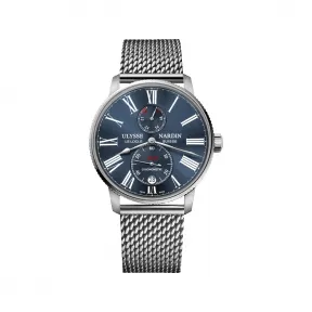 雅典/Ulysse Nardin 航海系列 精钢 自动机械 男表 1183-310-7MIL-43
