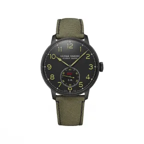 雅典/Ulysse Nardin 航海系列 精钢/黑色PVD 自动机械 男表 1183-320LE-BLACK