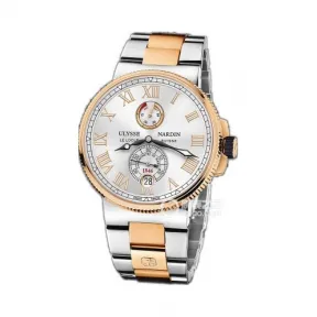 雅典/Ulysse Nardin 航海系列 钛金属/18k玫瑰金 自动机械 男表 1185-122-8M-41