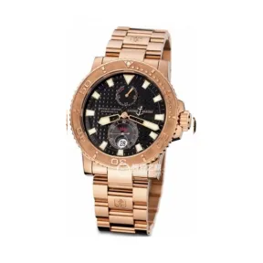 雅典/Ulysse Nardin 潜水系列 18k玫瑰金 自动机械 男表 266-33-8-92