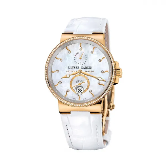 雅典/Ulysse Nardin 航海系列 18K玫瑰金 自动机械 男表 266-66B-991