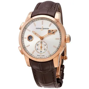 雅典/Ulysse Nardin Dual Time 18kt 玫瑰金 自动机械 男表 3346-126-91TANG