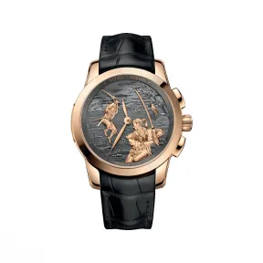 雅典/Ulysse Nardin 经典系列 18K玫瑰金[5N] 自动机械 男表 6102-130-SAMOURAI