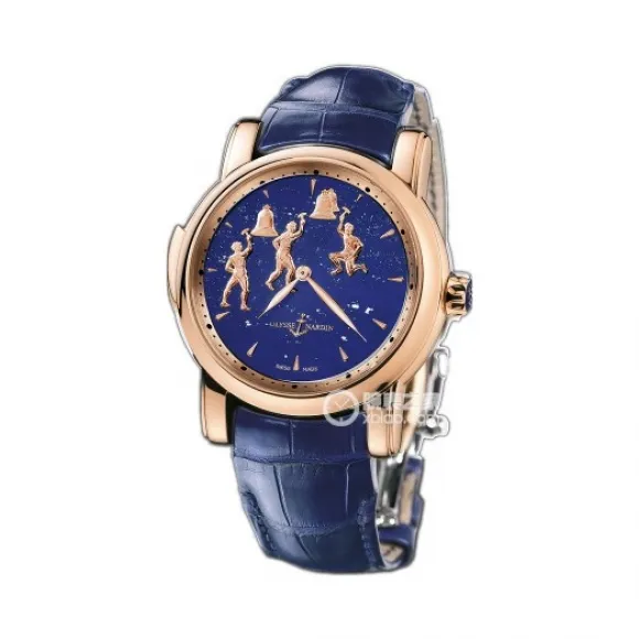 雅典/Ulysse Nardin 鎏金系列 18k玫瑰金 手动机械 男表 736-61-E3