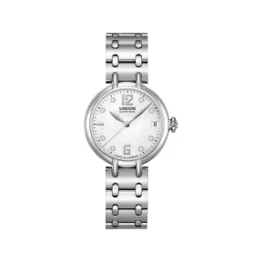 宇联/Union Glashuette SIRONA 系列 32.00 MM 316L 精钢 自动机械机芯 女表 D006.207.11.116.00