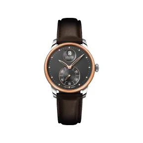 宇联/Union Glashuette SERIS 系列 36.00 MM Stainless steel, rose gold bezel 自动机械机芯 女表 D905.228.46.081.01