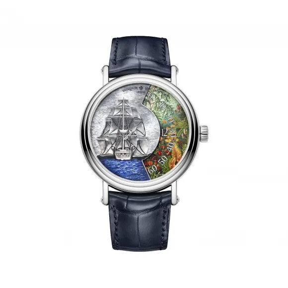 江诗丹顿/Vacheron Constantin METIERS D'ART艺术大师系列 41MM 18K白金 自动机械机芯 男表 7500U-000G-B991