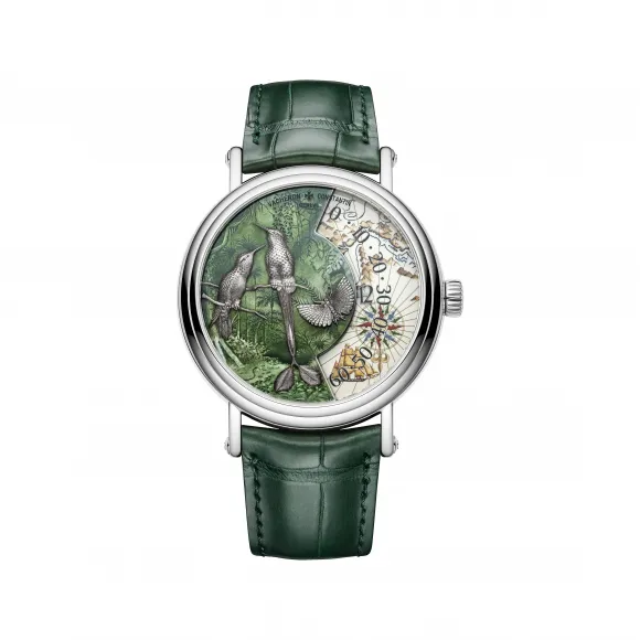 江诗丹顿/Vacheron Constantin METIERS D'ART艺术大师系列 41MM 18K白金 自动机械机芯 男表 7500U-000G-B993 