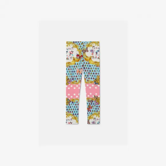 范思哲/Versace 儿童女孩系列 Butterflies Kids紧身裤 1000042-1A08131-5X280