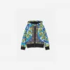 范思哲/Versace 儿童男孩系列 Le Maschere Kids拉链连帽衫 1000135-1A07286-5G540