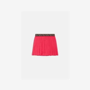 范思哲/Versace 儿童女孩系列 Allover Kids百褶裙 1000240-1A07372-1PM60