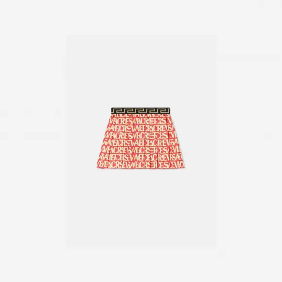 范思哲/Versace 儿童女孩系列 Allover Kids百褶裙 1000240-1A08128-5P840