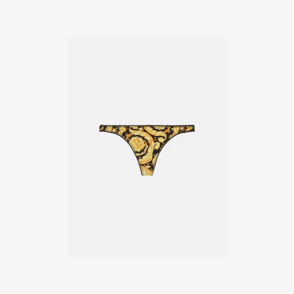 范思哲/Versace 黑色+金色+印花 1000601-1A00515-5B000