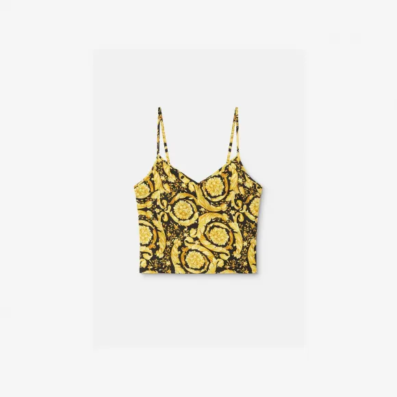 范思哲/Versace 黑色+金色+印花 1000899-1A04661-5B000