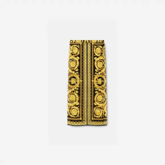 范思哲/Versace 黑色+金色+印花 1001366-1A00565-5B000