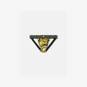 范思哲/Versace Men's Barocco丁字裤 1001382-1A00515-5B010