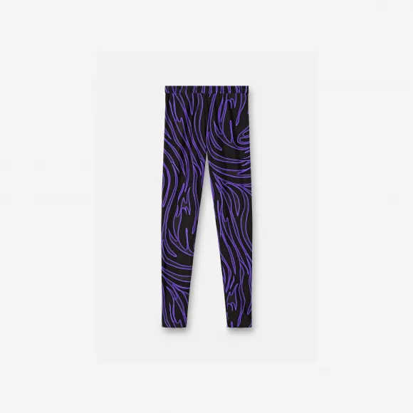 范思哲/Versace Women's Zebra紧身裤 1003900-1A07367-5BA60