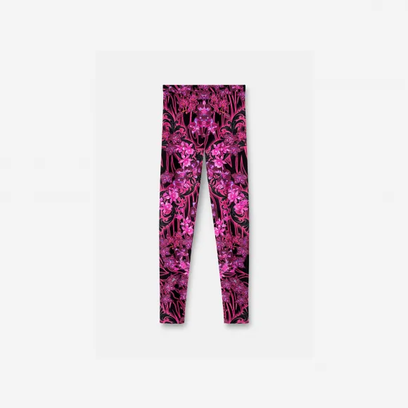 范思哲/Versace Women's Orchid Barocco紧身裤 1003900-1A07368-5BA50