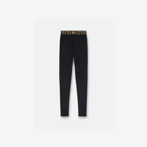 范思哲/Versace Women's Greca 边框健身紧身裤 1004103-1A06229-1B000