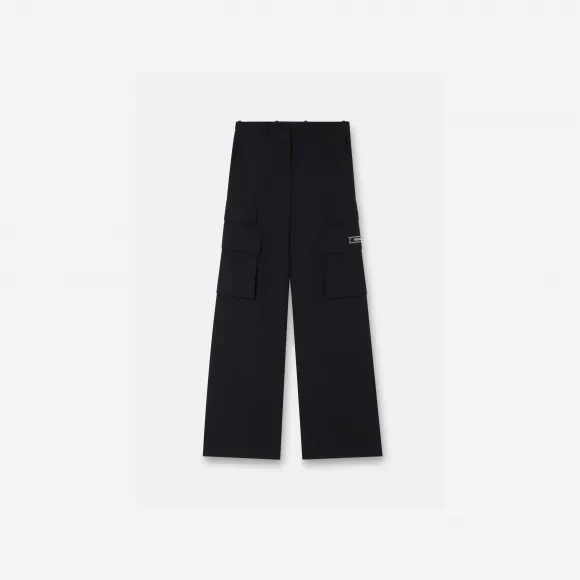 范思哲/Versace Women's 阔腿工装裤 1007080-1A07236-1B000