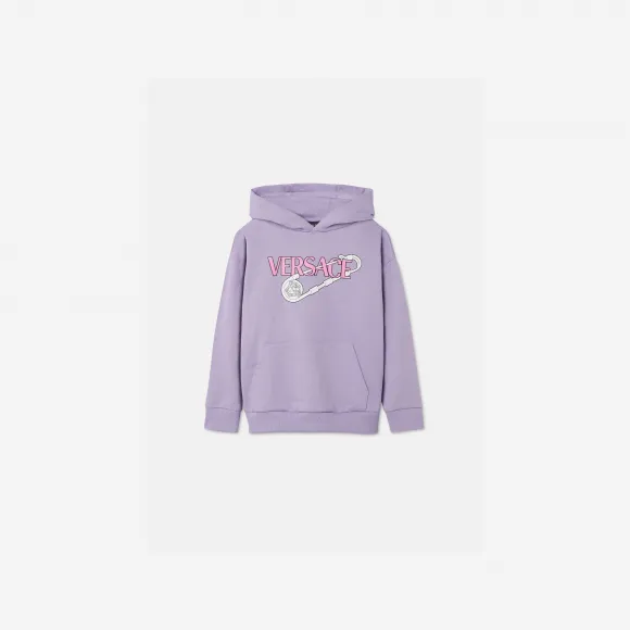 范思哲/Versace 儿童男孩系列 Safety Pin Kids连帽衫 1007359-1A04697-2L690