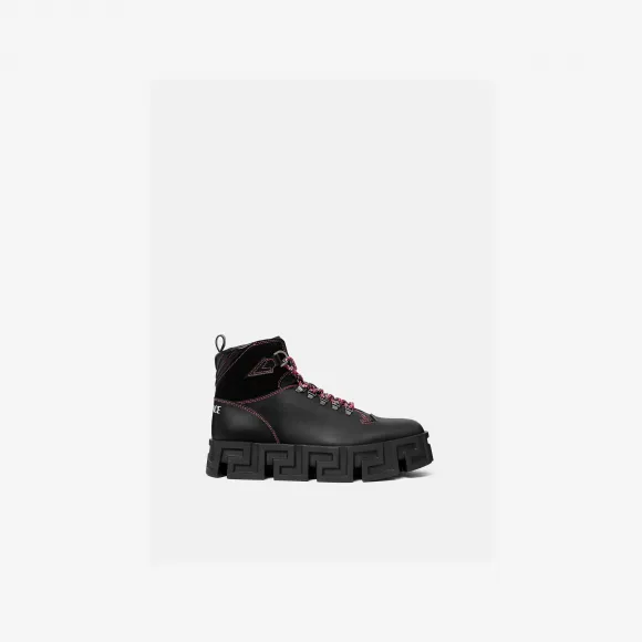 范思哲/Versace Men's Greca Labyrinth 远足靴 1007681-1A05508-1N02B