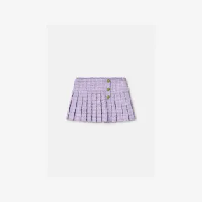 范思哲/Versace 儿童女孩系列 Medusa粗呢儿童百褶裙 1007748-1A05573-1L240