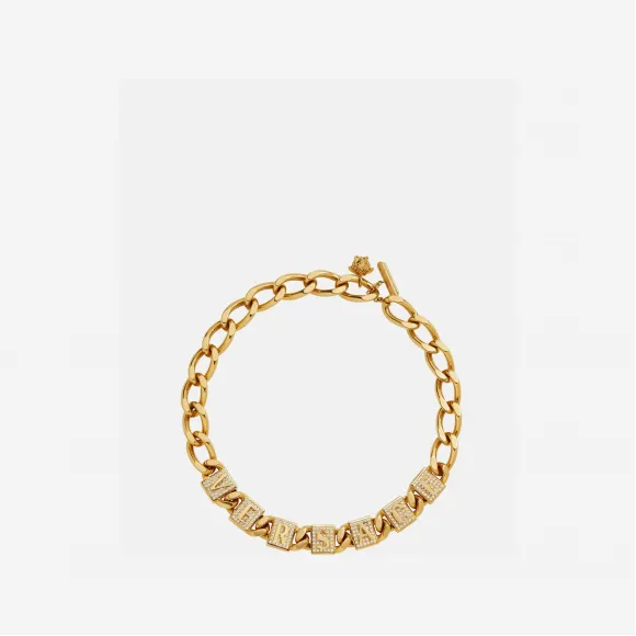 范思哲/Versace Women's 水晶 Tiles 项链 1008304-1A00621-4J090