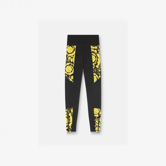 范思哲/Versace Women's Barocco Gym紧身裤 1008683-1A06656-5B010