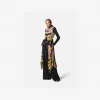 范思哲/Versace Women's Logo Orchid迷笛衬衫连衣裙 1009149-1A06641-5B100