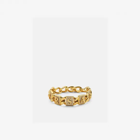 范思哲/Versace Women's 水晶 Tiles 手链 1009210-1A00621-4J090