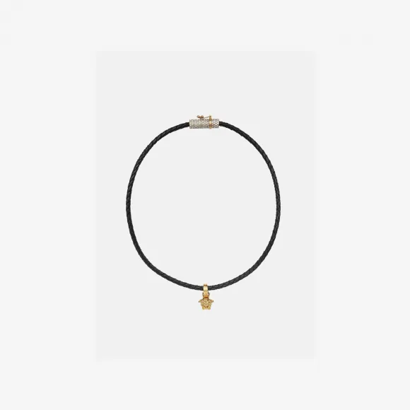 范思哲/Versace Women's Medusa水晶真皮项链 1009217-1A05169-1B130