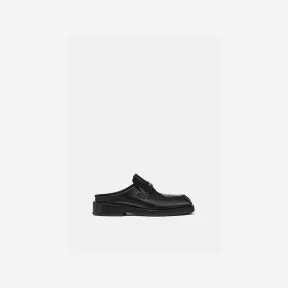 范思哲/Versace Men's 方头乐福穆勒鞋 1009309-1A04062-1B00E