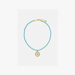 范思哲/Versace Men's Medusa板饰串珠项链 1009712-1A07041-4JHM0