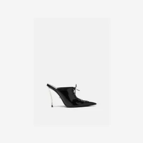 范思哲/Versace Women's 尖头穆勒鞋 1009806-DVT51-1W00P