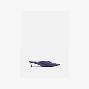 范思哲/Versace Women's 尖头穆勒鞋 1009807-DVT51-1PM6P